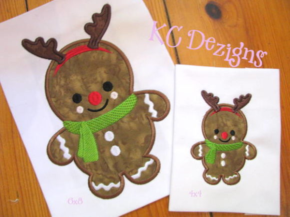 Baby Gingerbread Rudolph: A Designer's Take on Holiday Applique