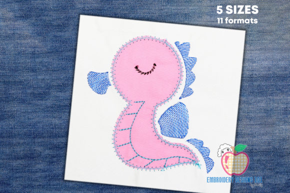 Cartoon Seahorse: A Boutique Embroidery Review