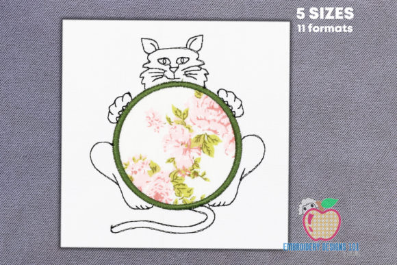 Cat with a Circle Frame: A Designer's Review for Gifts