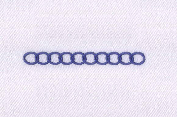 Chain Blue Border: A Designer's Review for Custom Gifts