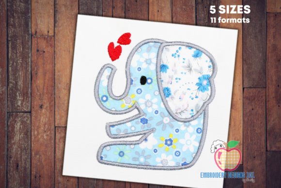 Elephant in Love Applique: A Pro Review for Business Merch