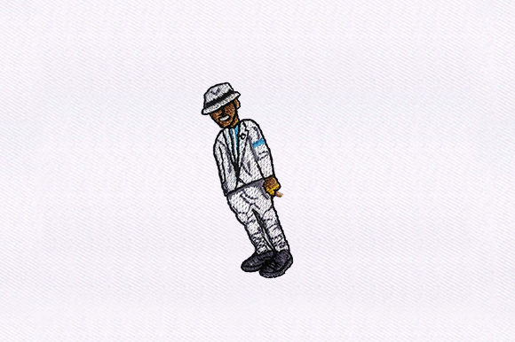 Leaning Man: A Stylish Dance Motif for Boutique Apparel