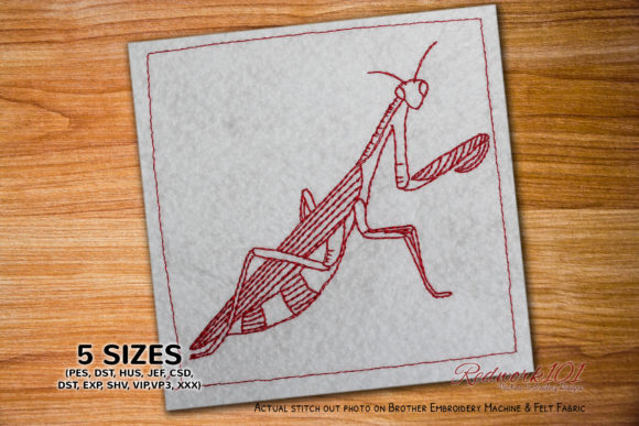 Mantis Redwork: A Charming Choice for Handmade Gifts
