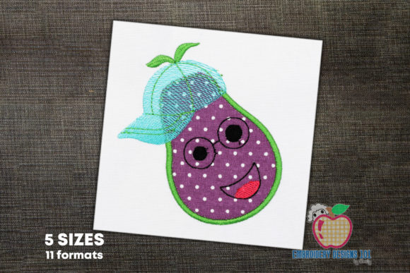 Review: Cartoon of a Happy Pear Applique for Boutique Sweatshirts