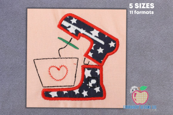 Review: Kitchen Mixer Applique Design for Gifts