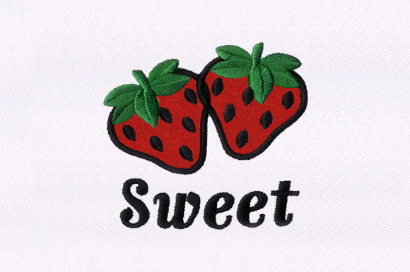 Strawberries Embroidery Design Review for Etsy Sellers