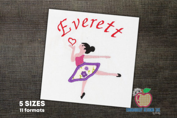 Young Ballerina Dancer: A Holiday Embroidery Review